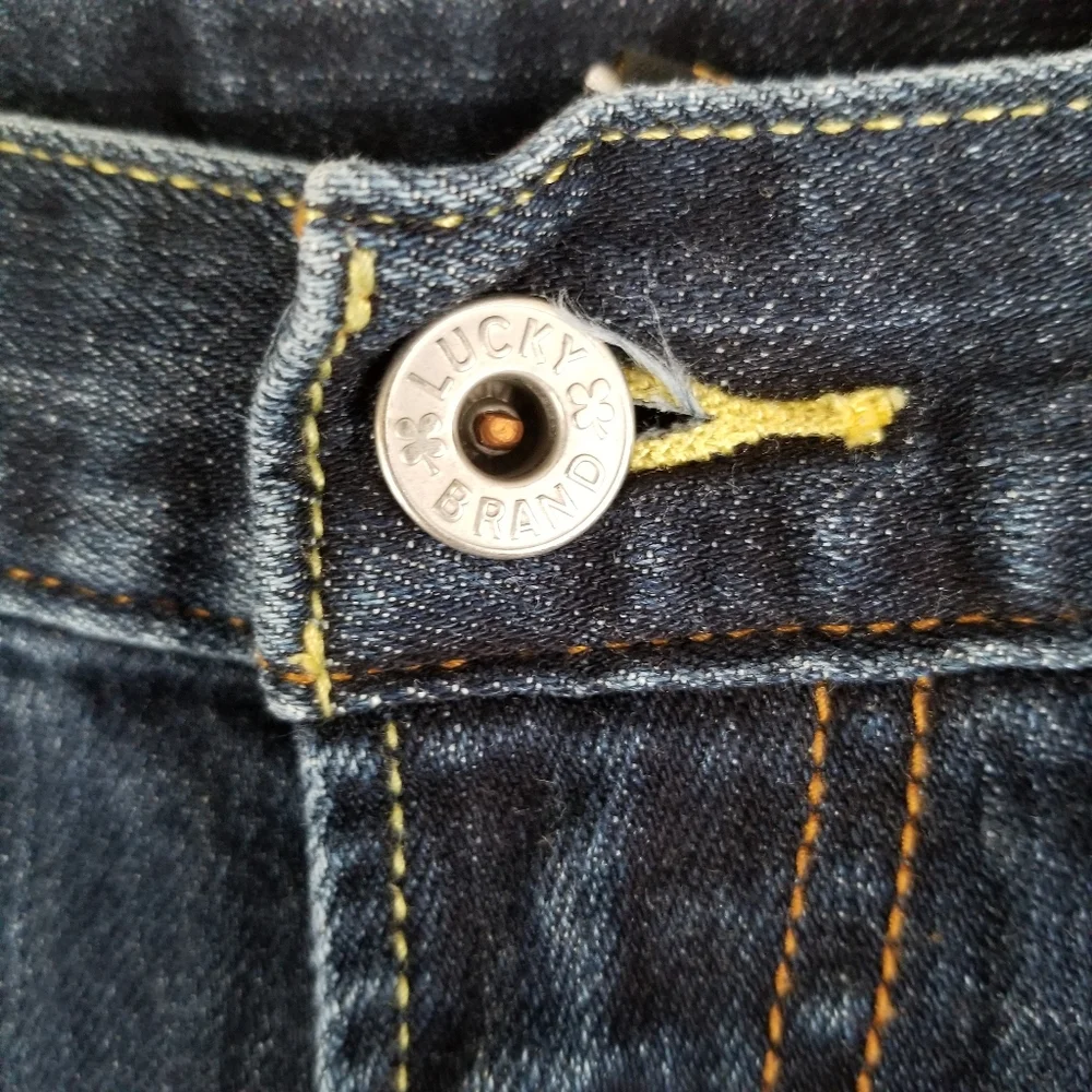 LUCKY BRAND Jeans 361 Vintage‎ Straight Dark Stretch Denim Mens 36x31